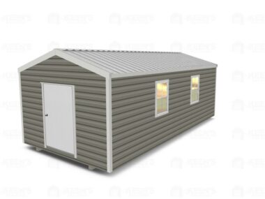 Keen's Buildings, 12x24 Shed w/ Gable Side Door, KBS-122407GSD-1D4W