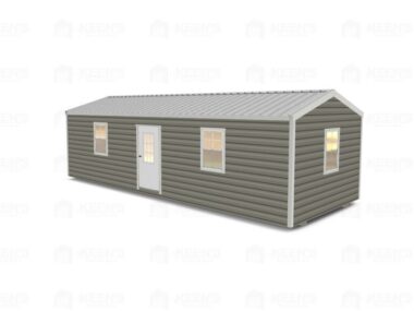 Keen's Buildings, 12x30 Shed w/ Eve Side Door, KBS-EG123007-1D4W