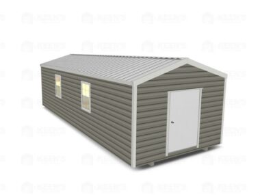 Keen's Buildings, 12x30 Shed w/ Gable Side Door, KBS-123007GSD-1D4W