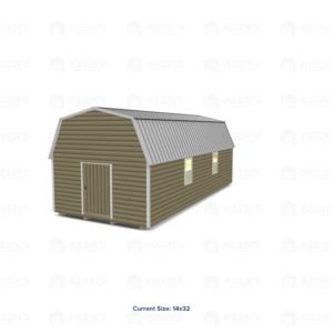 14x32 Lofted Shed Barn
