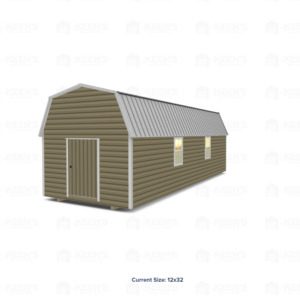 12x32 Lofted Shed Barn