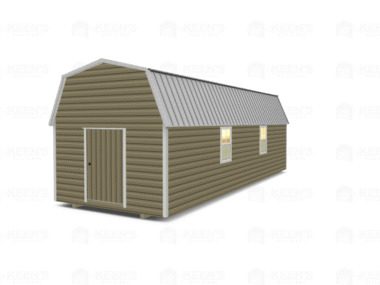 Keen's Buildings, 12x32 Lofted Shed Barn, KBS-GSD123207-1D4W