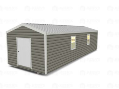 Keen's Buildings, 12x32 Shed w/ Gable Side Door, KBS-123207GSD-1D4W