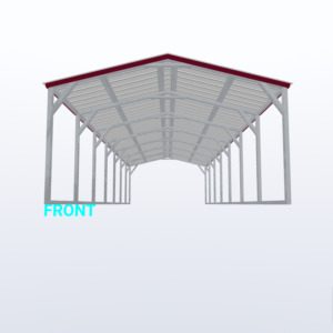12x35x6 Vertical Roof Carport