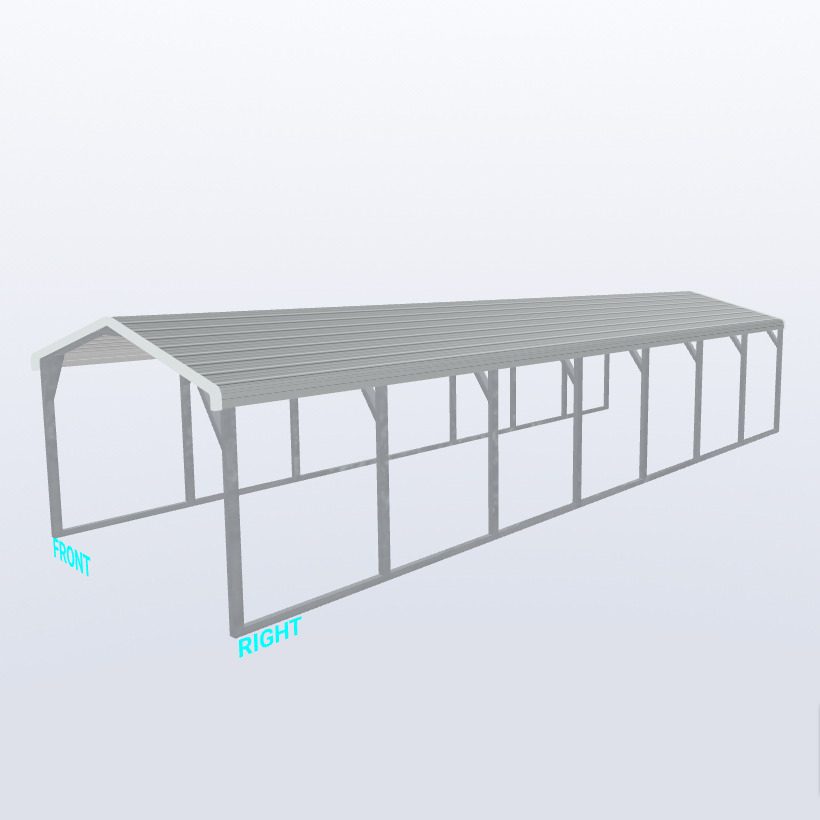 12X35X6 Carport Keen'S Buildings, 12X35X6 Carport, Kbs-123506Cp-Reg