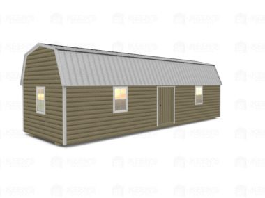 Keen's Buildings, 12x36 Lofted Shed Barn w/ Eve Side Door, KBS-GED123607-1D4W
