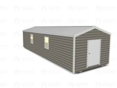 Keen's Buildings, 12x36 Shed w/ Gable Side Door, KBS-123607GSD-1D4W