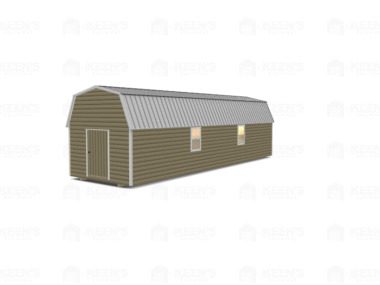 Keen's Buildings, 12x40 Lofted Shed Barn, KBS-GSD124007-1D4W