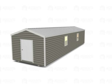 Keen's Buildings, 12x40 Shed w/ Gable Side Door, KBS-124007GSD-1D4W