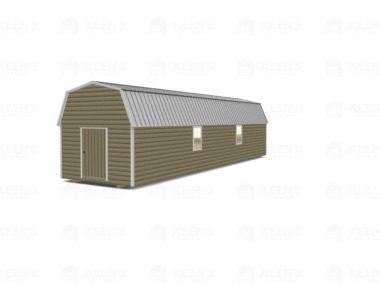 Keen's Buildings, 12x44 Lofted Shed Barn, KBS-GSD124407-1D4W