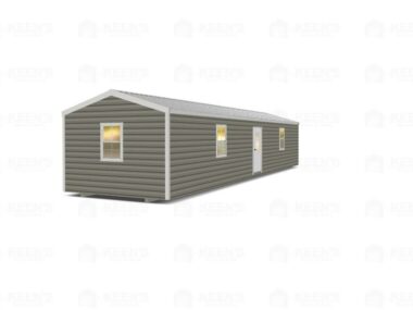 Keen's Buildings, 12x44 Shed w/ Eve Side Door, KBS-EG124407-1D4W