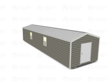 Keen's Buildings, 12x44 Shed w/ Gable Side Door, KBS-124407GSD-1D4W