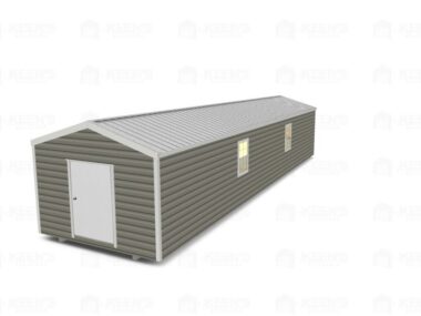 Keen's Buildings, 12x44 Shed w/ Gable Side Door, KBS-124407GSD-1D4W