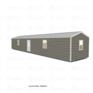 12x50 Shed w/ Eve Side Door