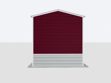 Keen's Buildings, 12x60x12 Metal Garage, KBG-1G126012-1D1W