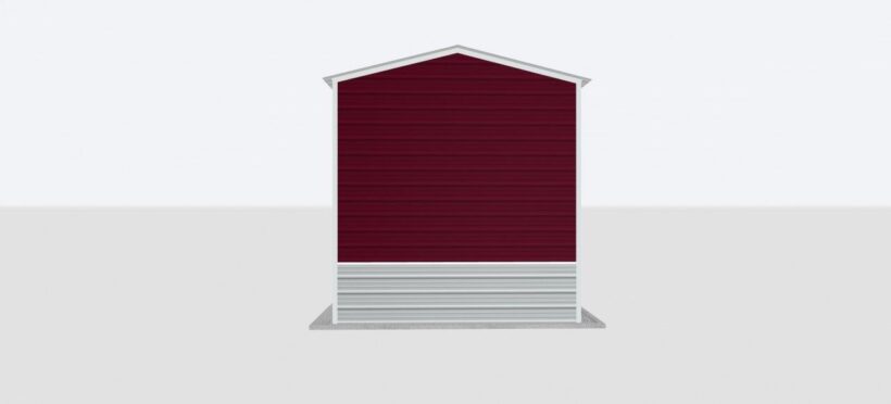 Keen'S Buildings, 12X60X12 Metal Garage, Kbg-1G126012-1D1W