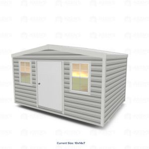 14x10 Shed w/ Gable Side Door