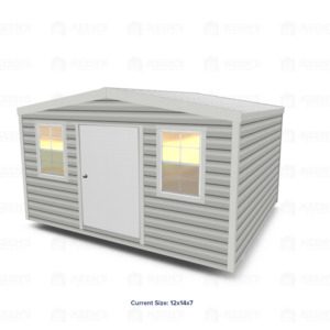 14x12 Shed w/ Gable Side Door