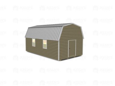 Keen's Buildings, 14x24 Lofted Shed Barn, KBS-GSD142407-1D4W