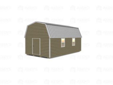 Keen's Buildings, 14x24 Lofted Shed Barn, KBS-GSD142407-1D4W