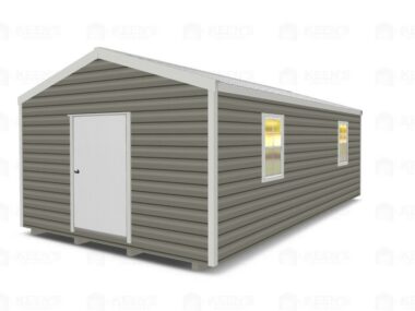 Keen's Buildings, 14x24 Shed w/ Gable Side Door, KBS-142407GSD-1D4W