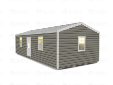 Keen's Buildings, 14x30 Shed w/ Eve Side Door, KBS-EG143007-1D4W