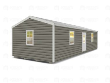 Keen's Buildings, 14x32 Shed w/ Eve Side Door, KBS-EG143207-1D4W