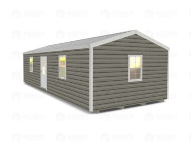 Keen's Buildings, 14x32 Shed w/ Eve Side Door, KBS-EG143207-1D4W