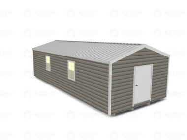 Keen's Buildings, 14x32 Shed w/ Gable Side Door, KBS-143207GSD-1D4W