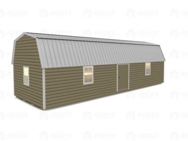 Keen's Buildings, 14x40 Lofted Shed Barn w/ Eve Side Door, KBS-GED144007-1D4W