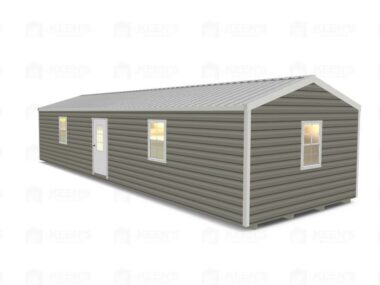 Keen's Buildings, 14x40 Shed w/ Eve Side Door, KBS-EG144007-1D4W