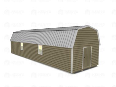 Keen's Buildings, 14x44 Lofted Shed Barn, KBS-GSD144407-1D4W