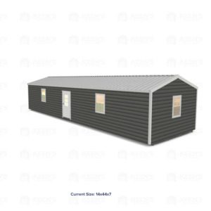 14x44 Shed w/ Eve Side Door