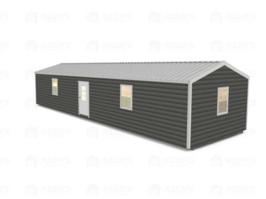 Keen's Buildings, 14x44 Shed w/ Eve Side Door, KBS-EG144407-1D4W