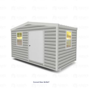 14x8 Shed w/ Gable Side Door