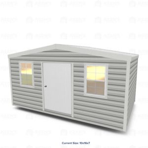 16x10 Shed w/ Gable Side Door