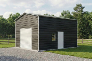 16x20x12 Metal Garage