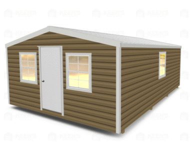Keen's Buildings, 16x24 Shed w/ Gable Side Door, KBS-1624007GSD-1D4W