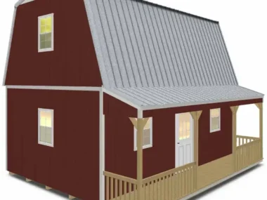 Keen's Buildings, 2-Story Barn Shed, KPB1624B2S