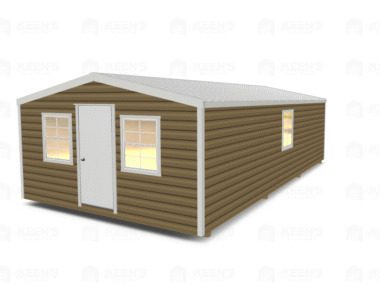 Keen's Buildings, 16x30 Shed w/ Gable Side Door, KBS-1630007GSD-1D4W