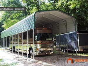 18X41X12 Metal RV Carport