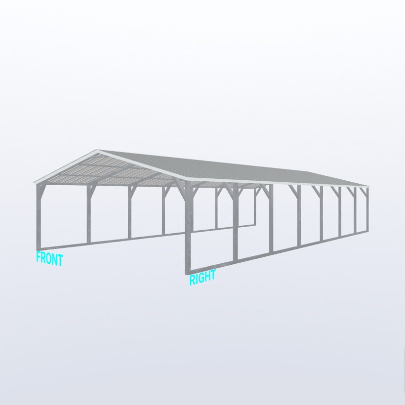 18X35X6 Carport Keen'S Buildings, 18X35X6 Carport, Kbs-183506Cp-Reg