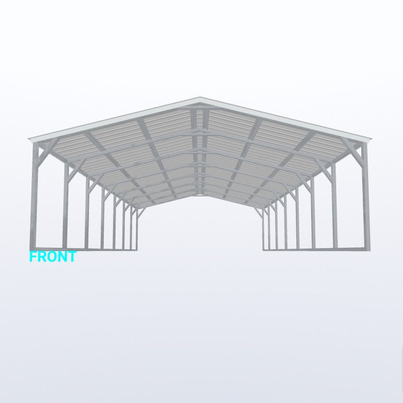 18X35X6 Carport Keen'S Buildings, 18X35X6 Carport, Kbs-183506Cp-Reg