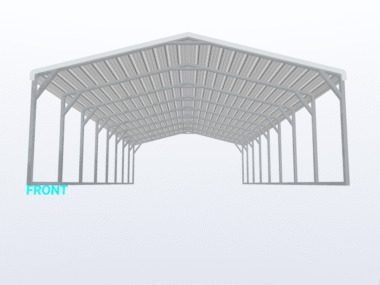 Keen's Buildings, 18x40x6 Carport, KBS-184006CP-REG