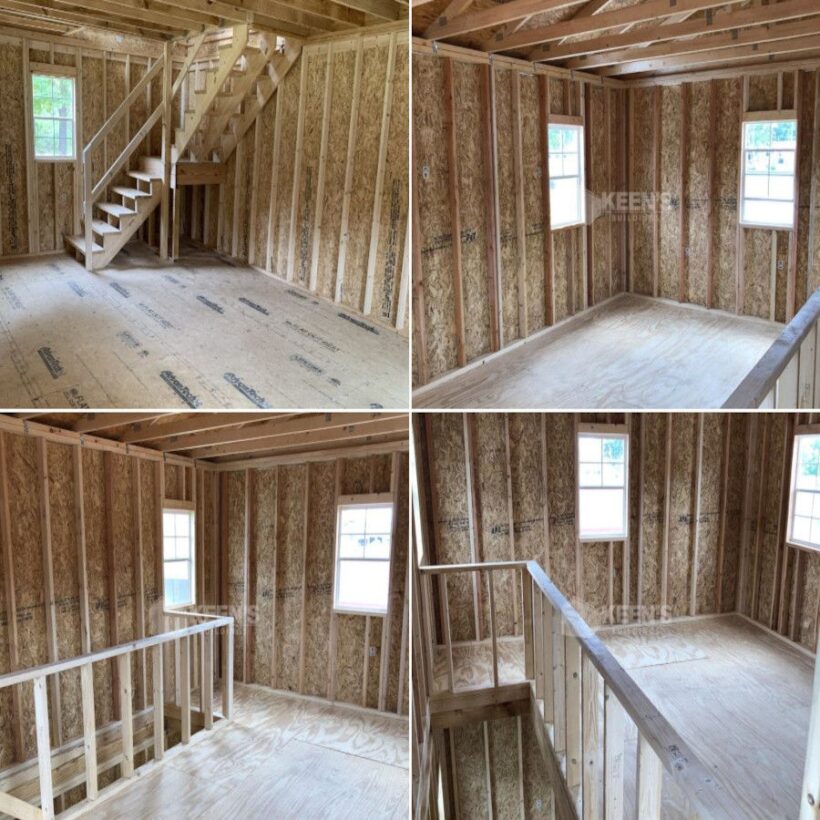 Keen'S Buildings, The Weekender 2-Story Shed - Installed, Kbs-Sidegable-1D2W-1