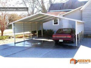 20X21X6 Boxed Eave Carport