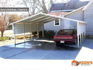 20X21X6 Boxed Eave Carport