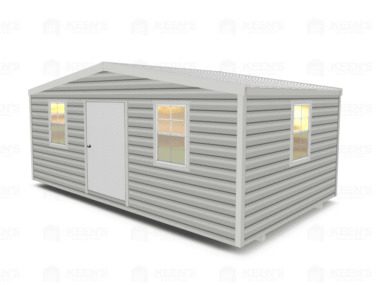 Keen's Buildings, 20x12 Shed w/ Gable Side Door, KBS-201207GSD-1D4W
