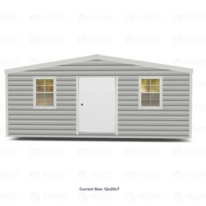 20x12 Shed w/ Gable Side Door