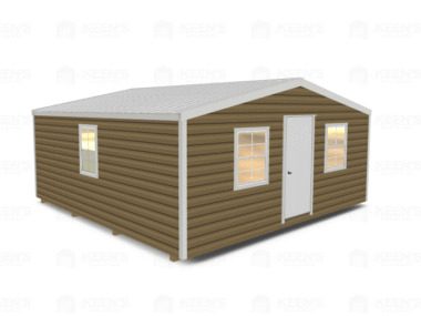 Keen's Buildings, 20x20 Shed w/ Gable Side Door, KBS-202007GSD-1D4W